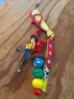 Toy Story Woody inspired key chain or bag charm